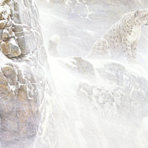 Robert Bateman-high kingdom snow leopard