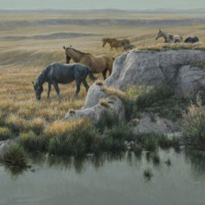 Robert Bateman-mustang country