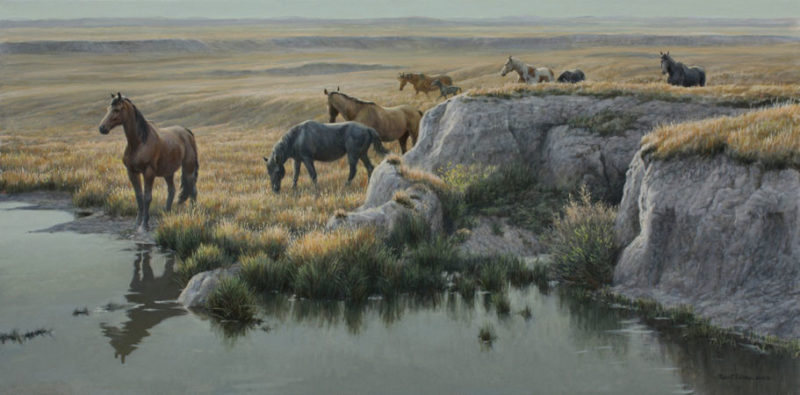 Robert Bateman-mustang country